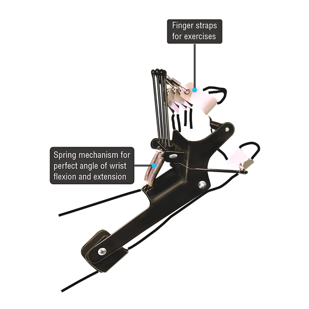 VISSCO Dynamic Cock-Up Splint with Finger Extension 0649 – Wrist & Finger Support for Post-Injury