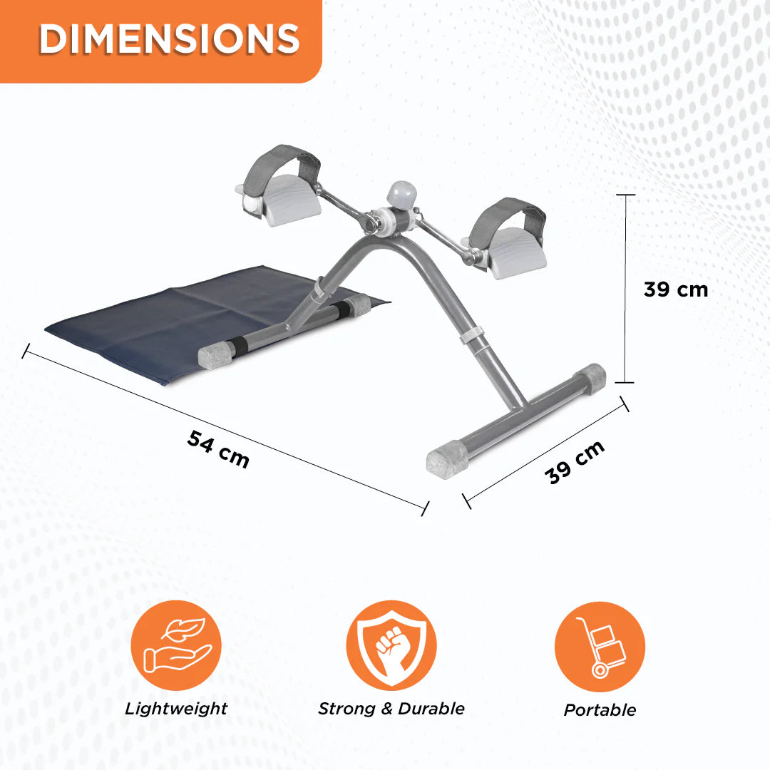 Vissco New Cycle Exerciser – Universal (PC 1015) | Pedal Exerciser for Physiotherapy & Rehabilitation