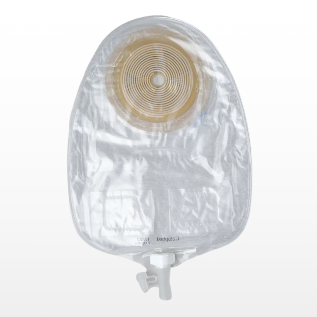 Coloplast Alterna Pediatric Urostomy Bag 17480 – 1 Piece Flat Transparent (10-35 mm)