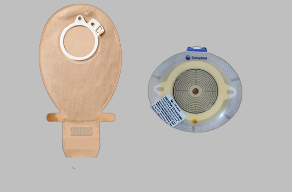 Coloplast 10387 Sensura Maxi Transparent 70mm and 10045 Sensura Extended Wear Base Plate 70mm (10-65mm)