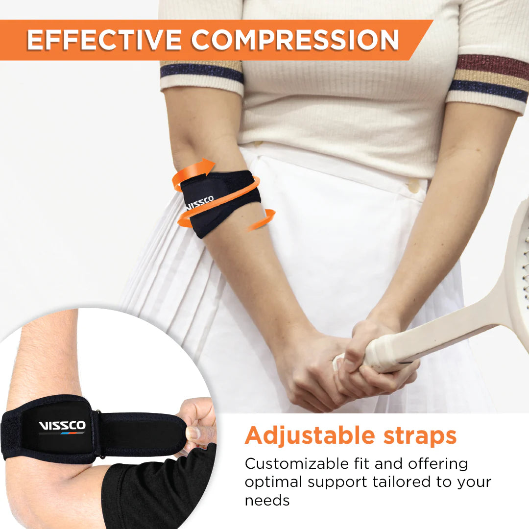 Vissco Tennis Elbow Support 2617 – Targeted Silicone Pressure Pad