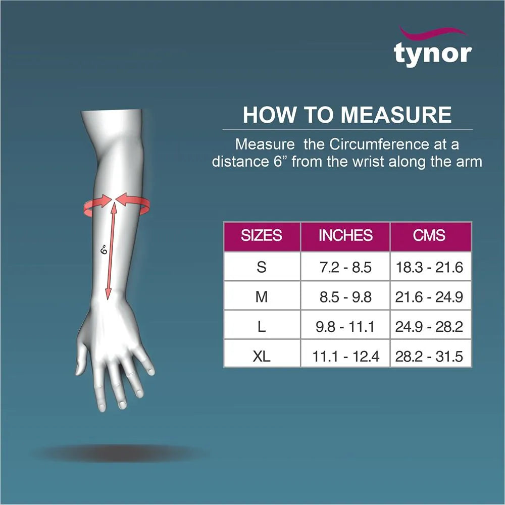 Tynor Wrist Splint with Thumb – Adjustable Support for Wrist & Thumb Immobilization