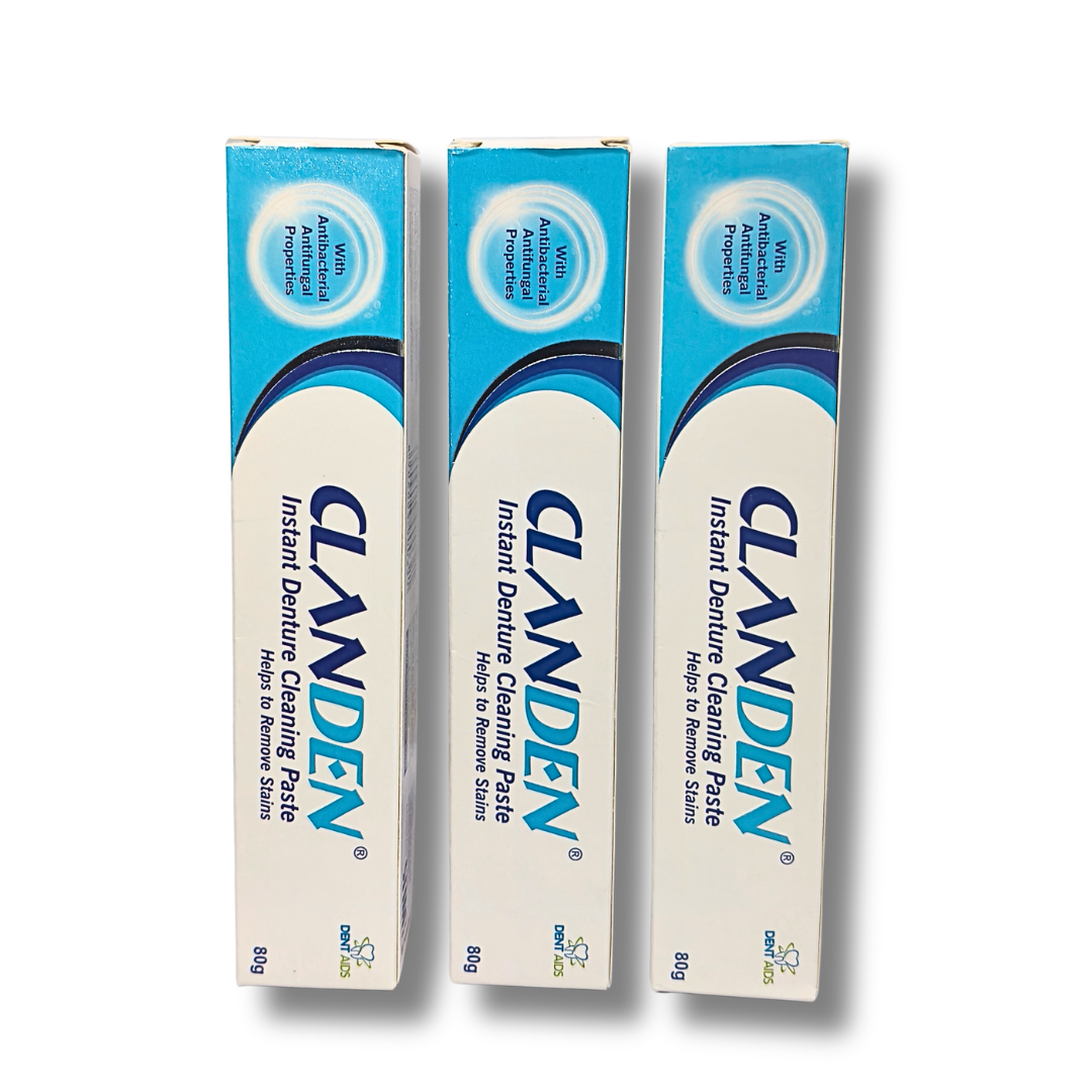 Stim Clanden Instant Denture Cleaning Paste 80g – (Pack of 3 )