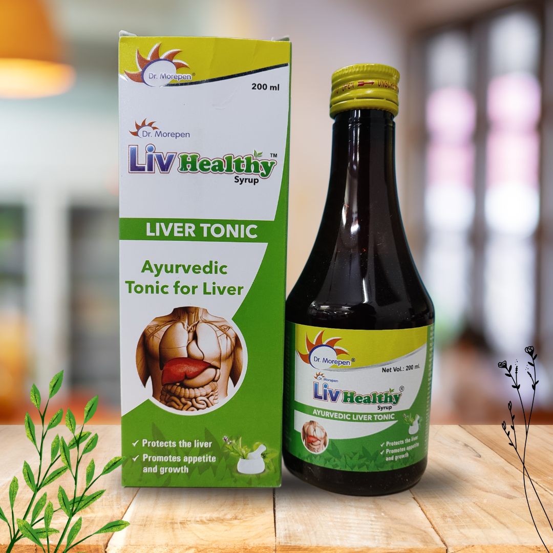 Dr. Morepen Liv Healthy Syrup – Ayurvedic Liver Tonic (200ml)
