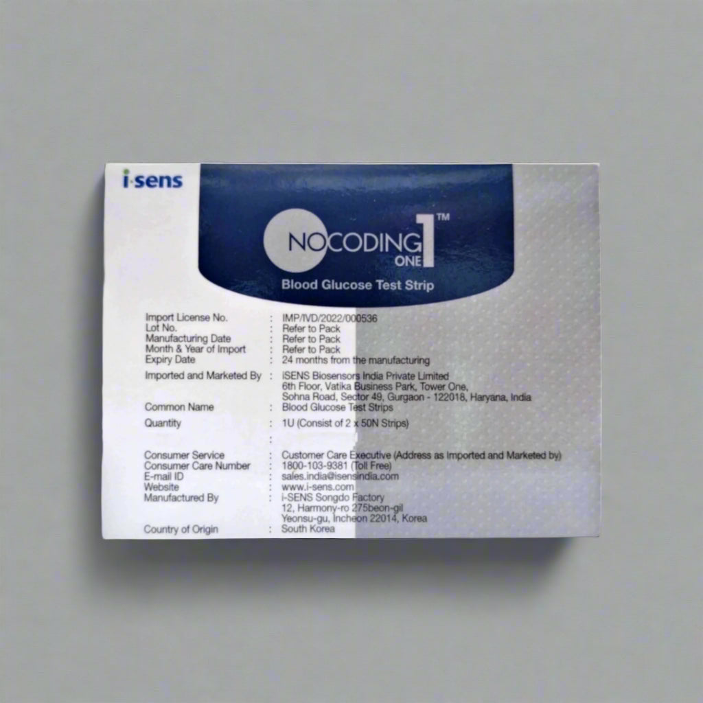 Nocoding One i-sens Glucose Test Strips 100