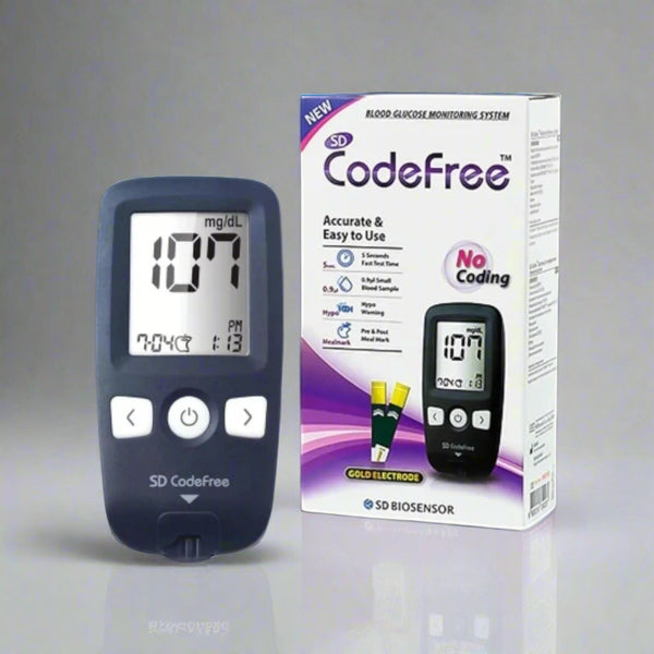 SD Codefree Blood Glucose Meter (Accurate & Easy to Use)