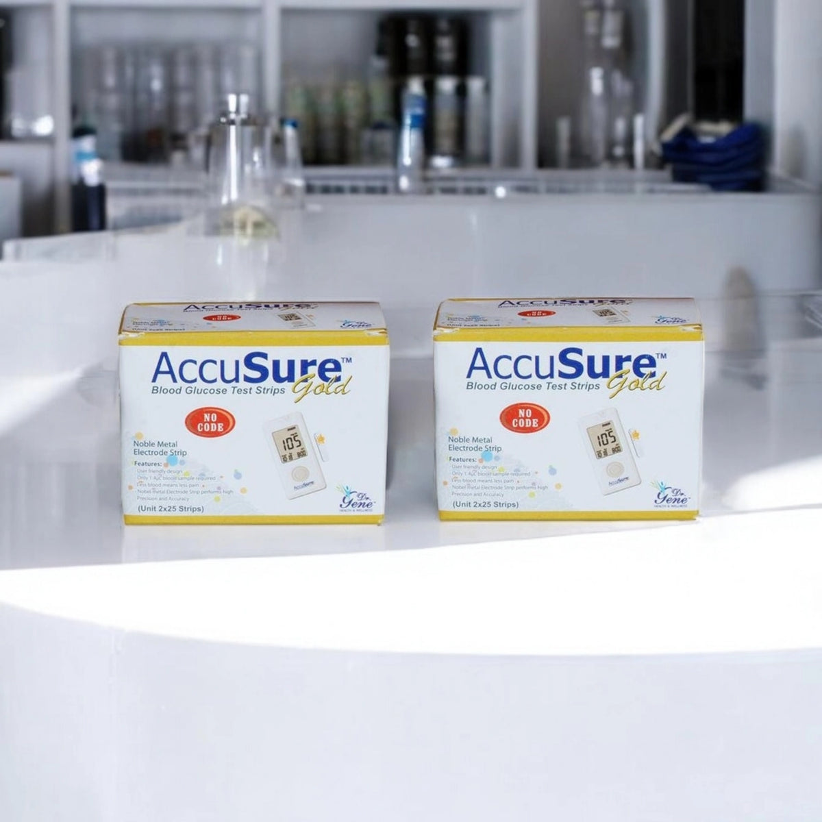 AccuSure Gold 50+50 Test strips (100) Strips