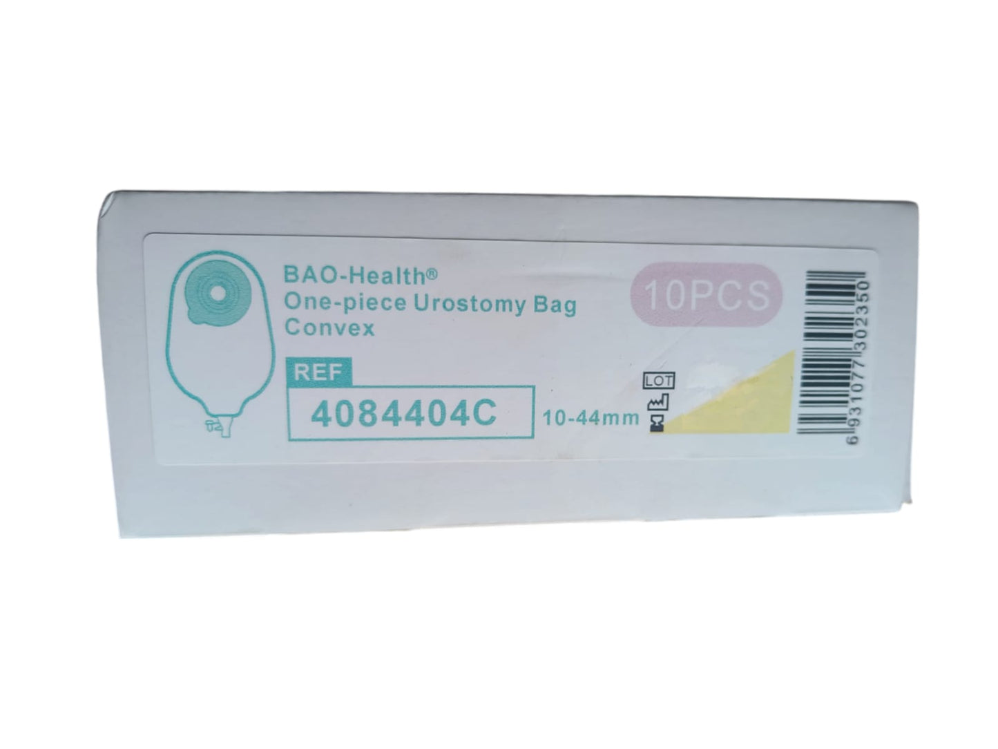 Bao Health 1-Piece Convex Urostomy Bag 408440410C (10–44mm)
