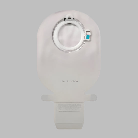 11444 Coloplast Sensura Mio Click 2pc Open Transparent (50mm) Ostomy Bag