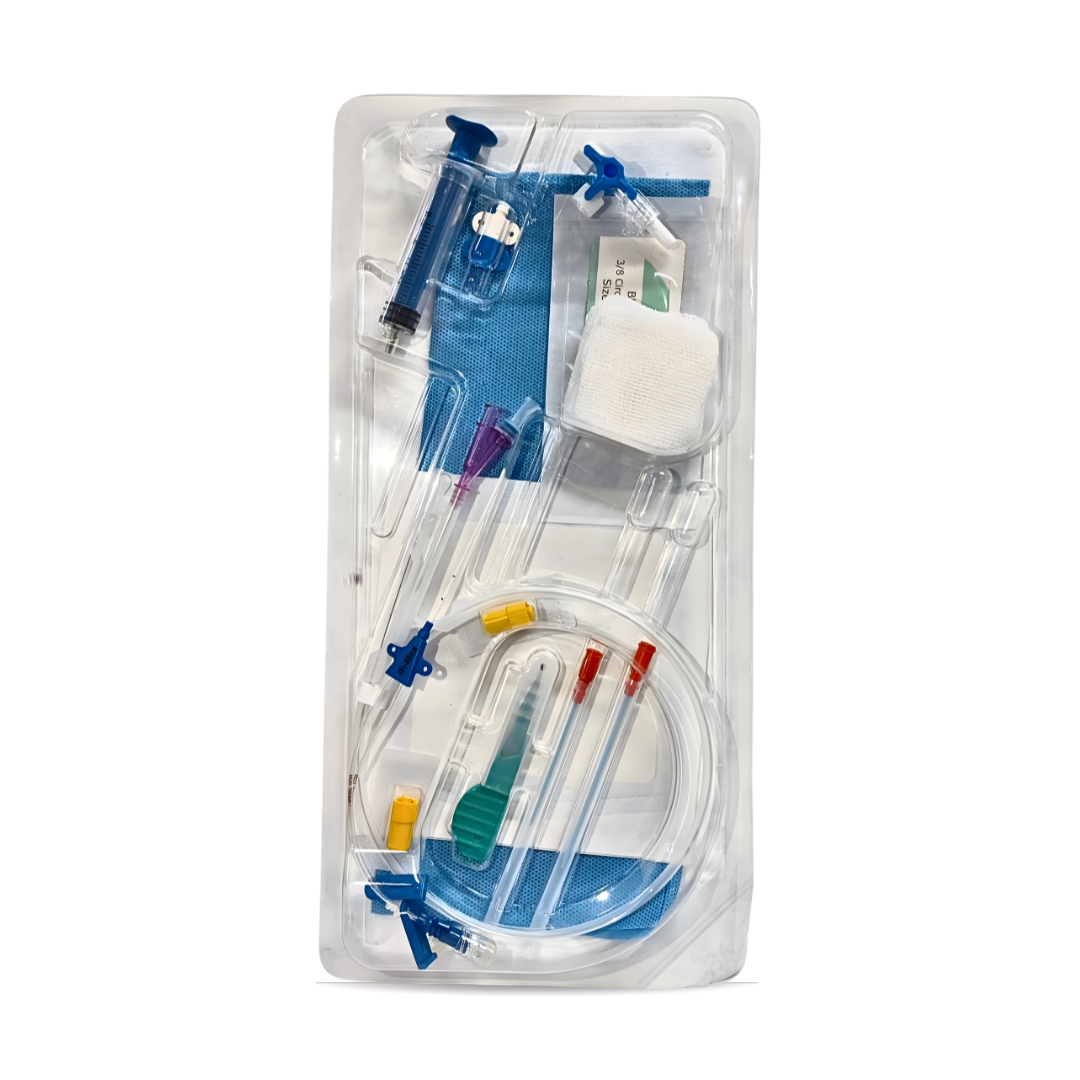 Central Venous Catheter Kit Double Lumen (4 Fr x 6 cm) – Sterile CVC Kit