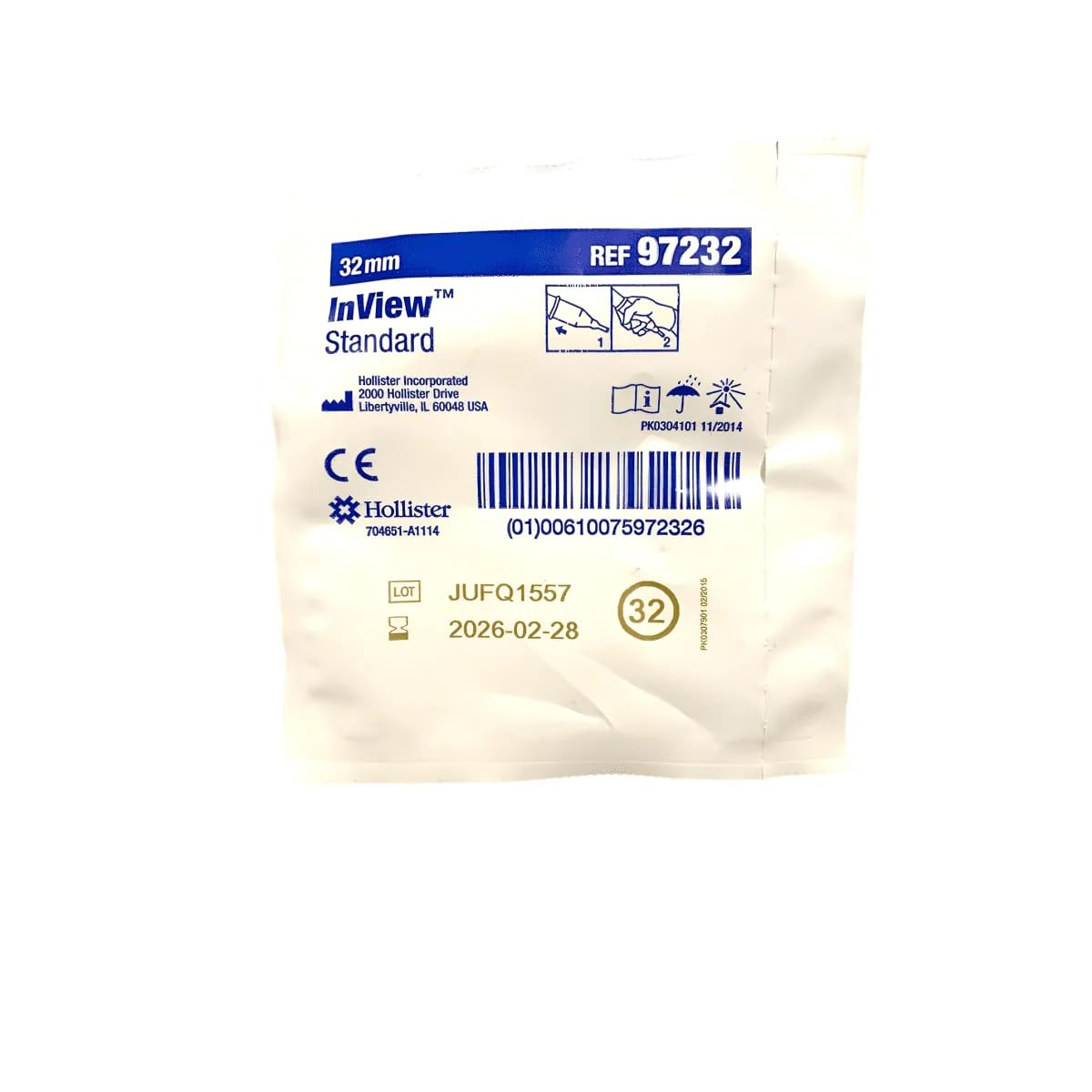 Hollister InView™ Standard External Catheter 32mm – 97232