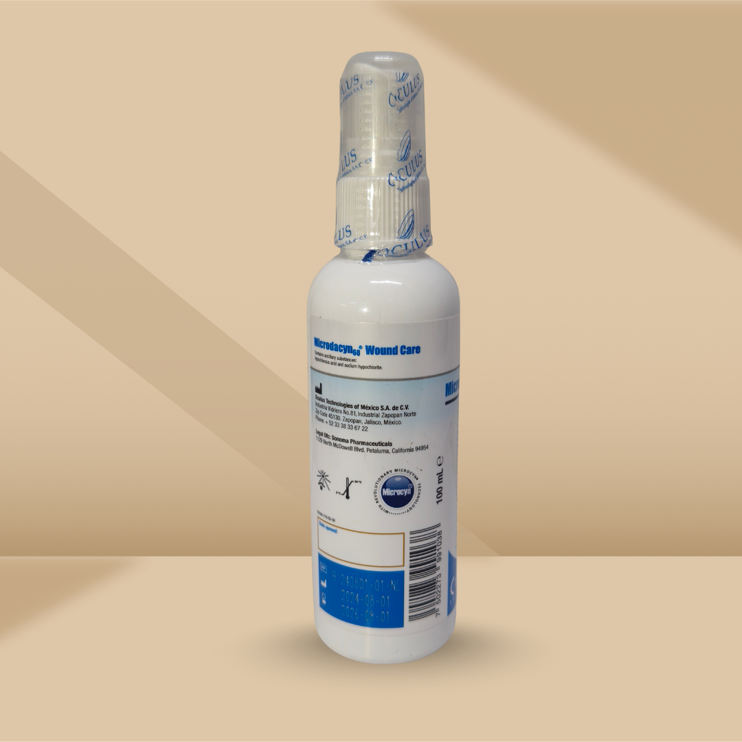 Microdacyn® 60 Wound Care Spray – 100ml | Advanced Antimicrobial Healing Solution