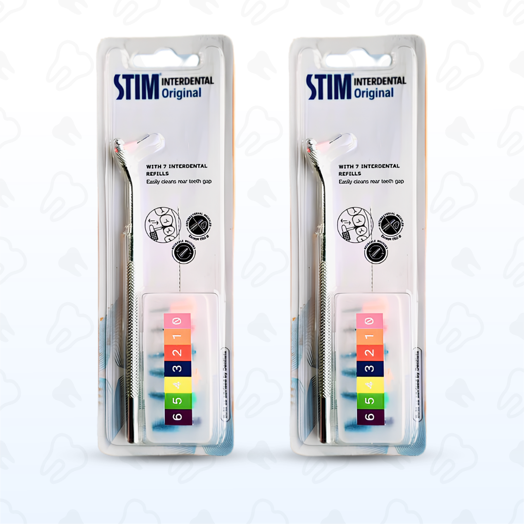 STIM Interdental Original – With 7 Interdental Refills | Complete Interdental Cleaning System