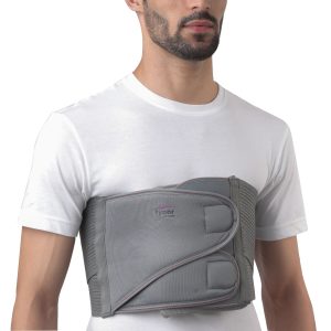 Vissco Sternal Brace, Chest Support for Rib Fracture, Chest Pain Relief -  Small (Grey) : : Health & Personal Care