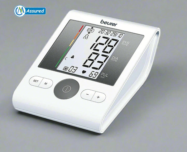 BP (Blood Pressure) Monitor (White) BM 28 Beurer with Adapter
