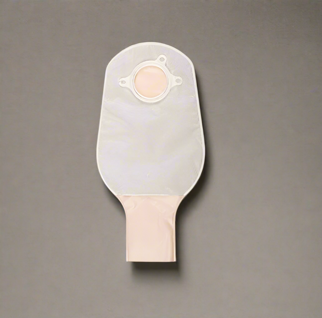 Convatec SUR-FIT Natura Two-Piece Drainable pouch with 1-sided comfort panel and Tail Clip Transparent 57mm 401513