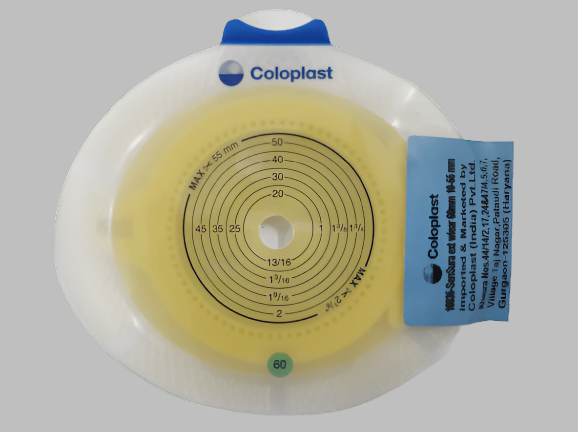 Coloplast 10366 SenSura 60mm Opaque Bag and Coloplast 10035 SenSura 60mm Extended Wear Base plate