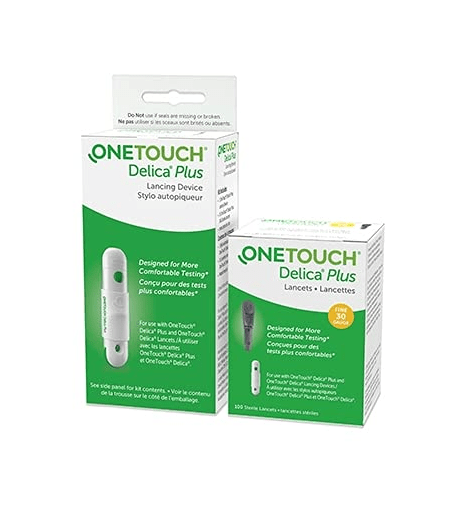 OneTouch Delica Plus Lancing Device + 25 Lancets