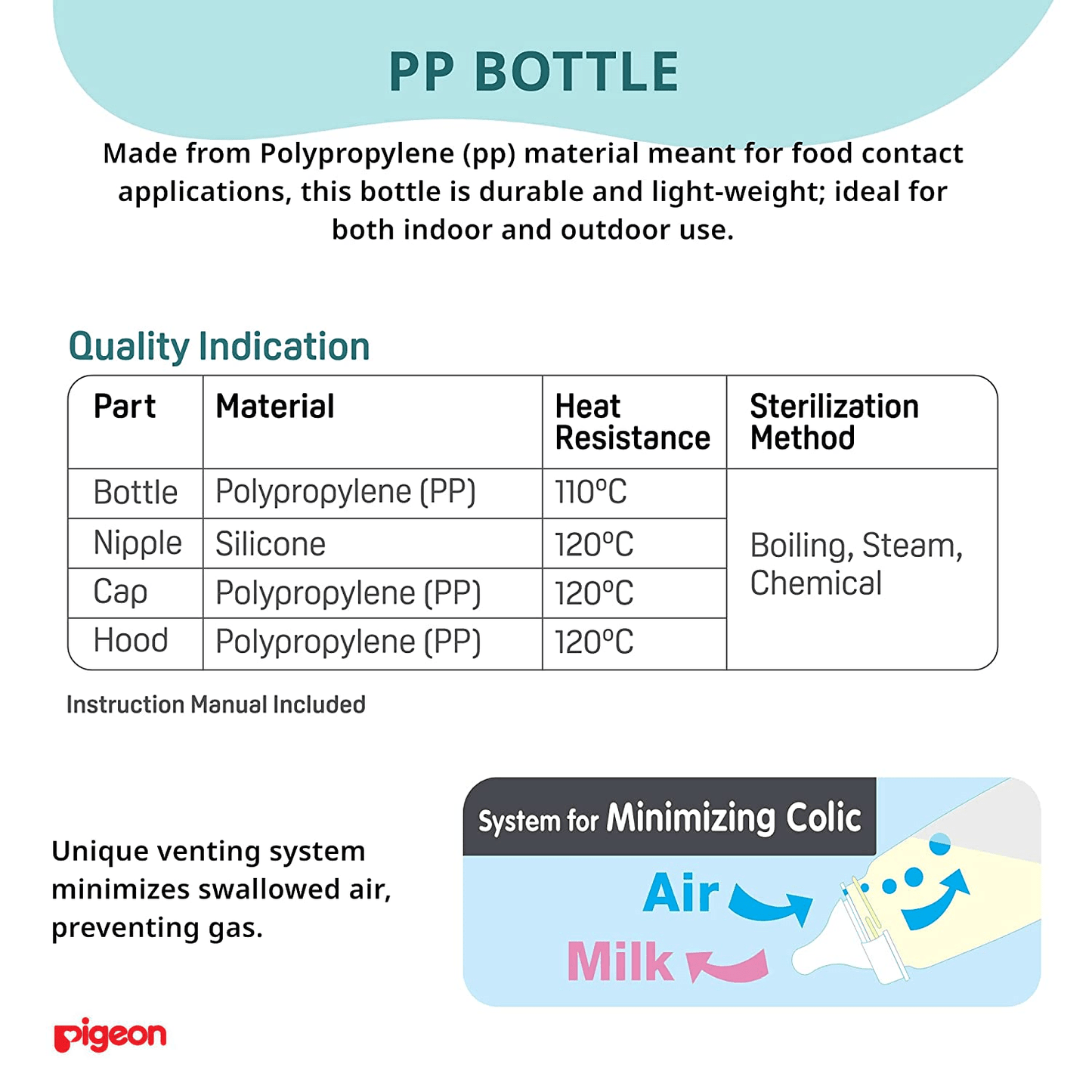 Pigeon Cleft Palate Feeding Bottle, Feeder with Silicone Long Nipple,BPA Free,BPS Free,Adjustable Milk Flow,240 ml