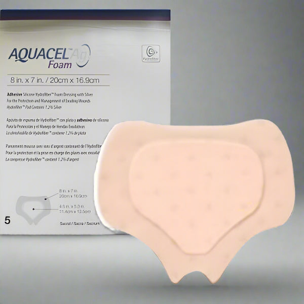 ConvaTec Aquacel Ag Adhesive Foam 420648 (2 Pcs)