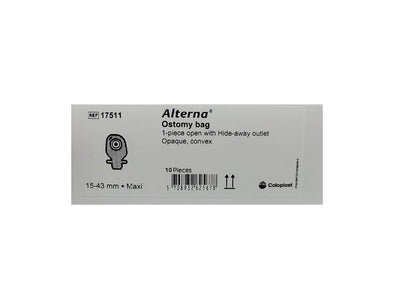 Coloplast Alterna Ostomy/ Colostomy Bag 15-43mm Maxi 17511
