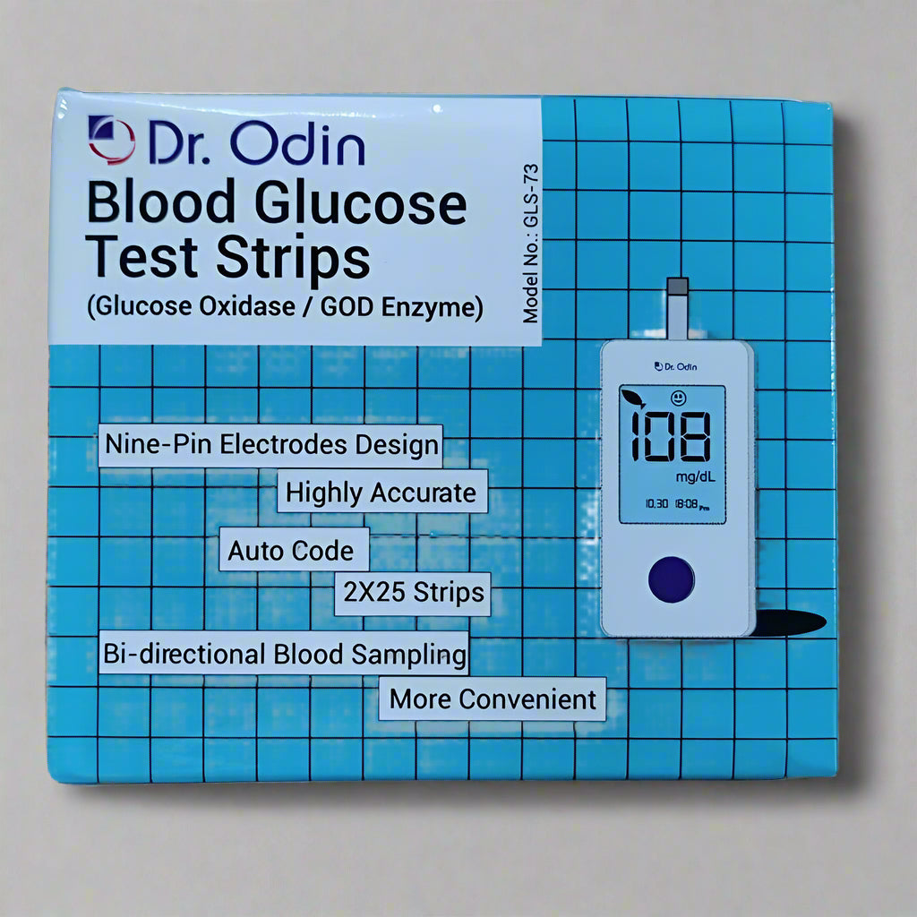 Dr Odin Glucose Oxidase / GOD Enzyme Glucose Test Strips