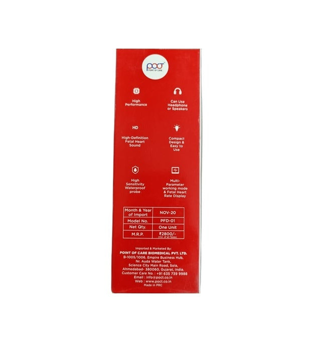 Poct (Point Of Care) Fetal Doppler Ultrasonic