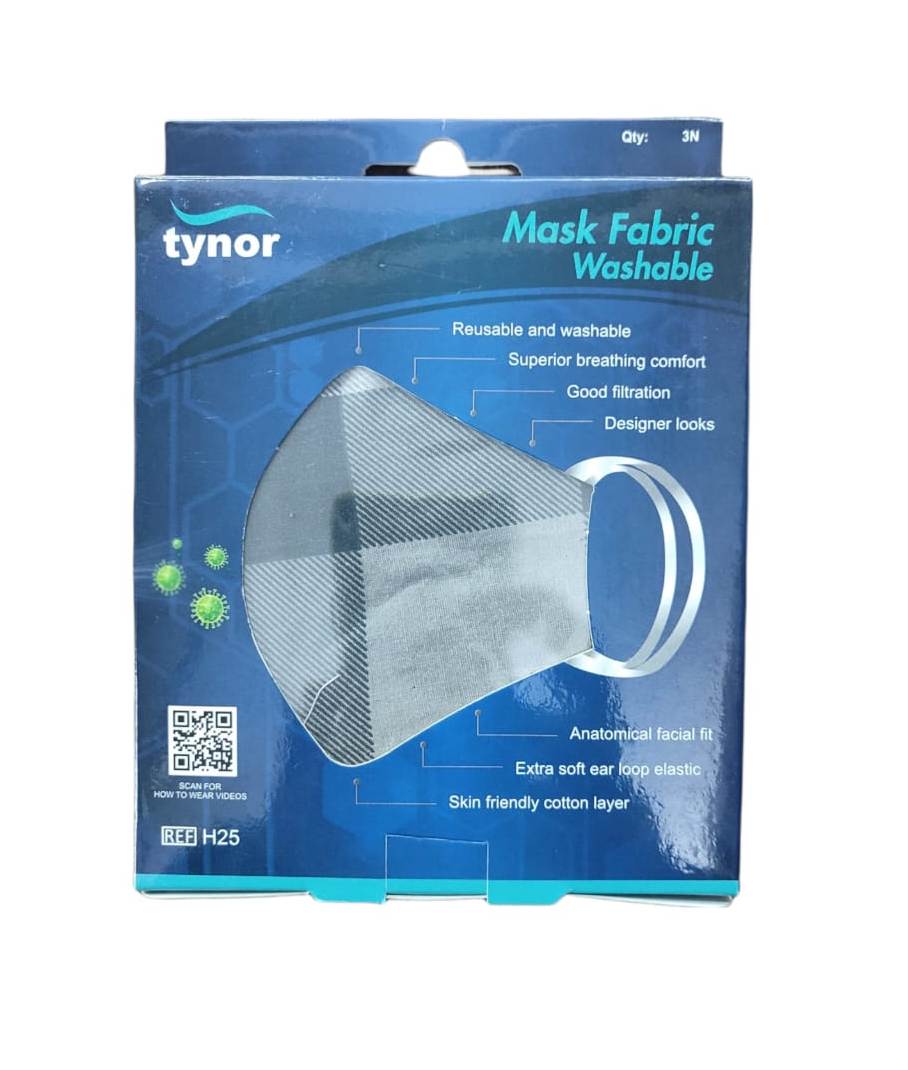 Tynor Face Mask Fabric Washable (6 Pcs)