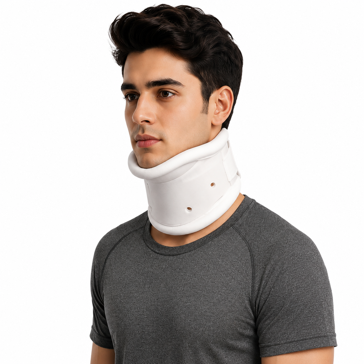 VISSCO CORE Firm Cervical Collar with Chin Support 0310 – Adjustable Height