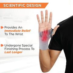 VISSCO Wrist Brace 0604 – Mild Support | Grey | Universal Size
