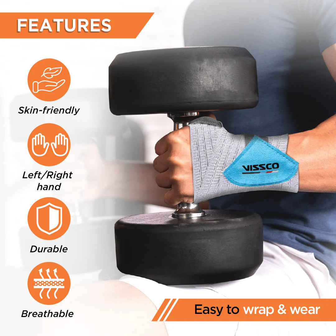 VISSCO Wrist Brace 0604 – Mild Support | Grey | Universal Size