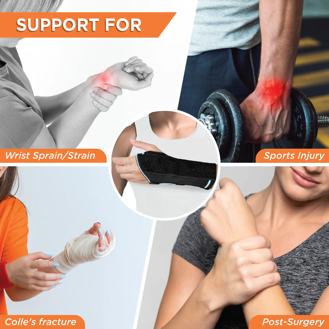 VISSCO Universal Cockup Support 0641 – Wrist Brace for Colle's Fracture, Sprain & Arthritis | Universal