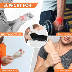 VISSCO Universal Cockup Support 0641 – Wrist Brace for Colle's Fracture, Sprain & Arthritis | Universal