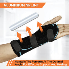 VISSCO Universal Cockup Support 0641 – Wrist Brace for Colle's Fracture, Sprain & Arthritis | Universal