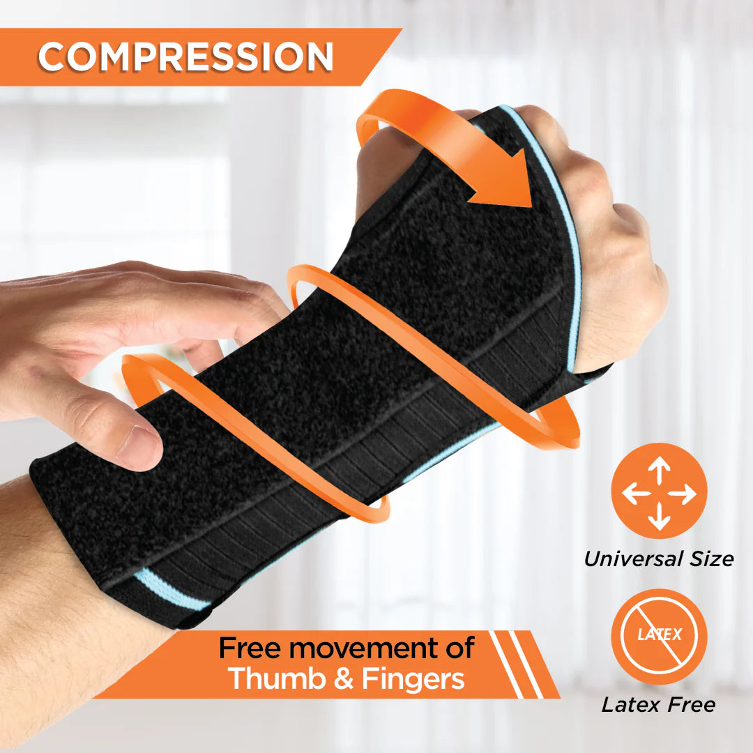 VISSCO Universal Cockup Support 0641 – Wrist Brace for Colle's Fracture, Sprain & Arthritis | Universal