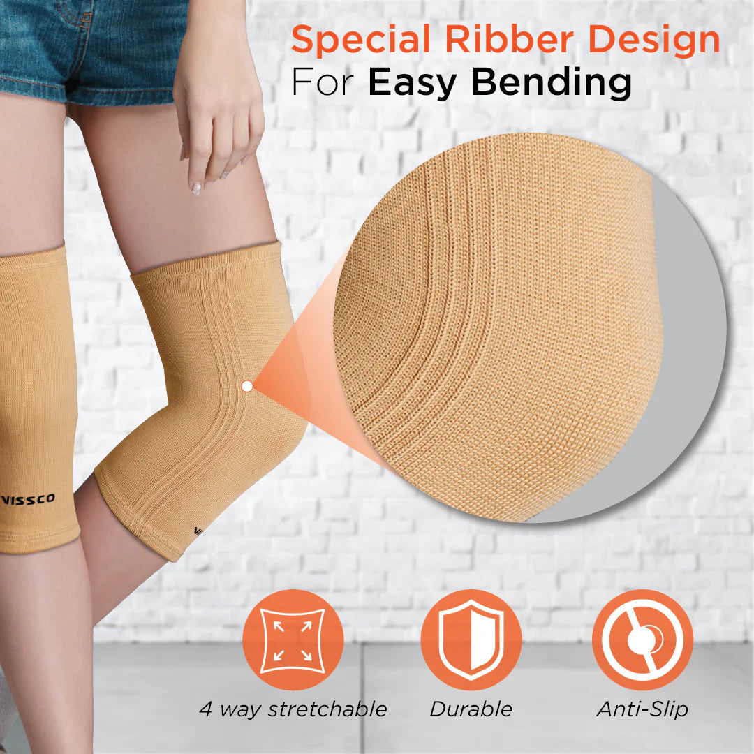 VISSCO Core Knee Cap 0705 – Mild Support | Provides Compression & Warmth for Knee