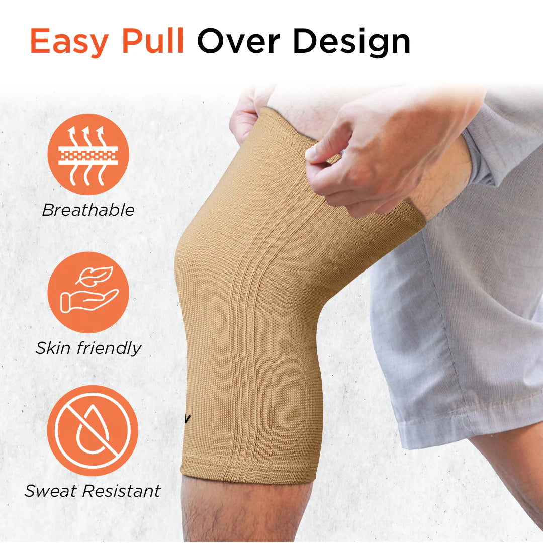VISSCO Core Knee Cap 0705 – Mild Support | Provides Compression & Warmth for Knee