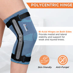 VISSCO Hinged Knee Cap 0706 – Supports Knee Joint with Mediolateral Hinges