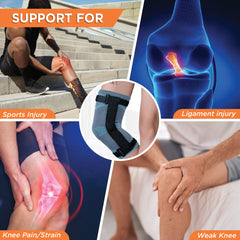 VISSCO Hinged Knee Cap 0706 – Supports Knee Joint with Mediolateral Hinges