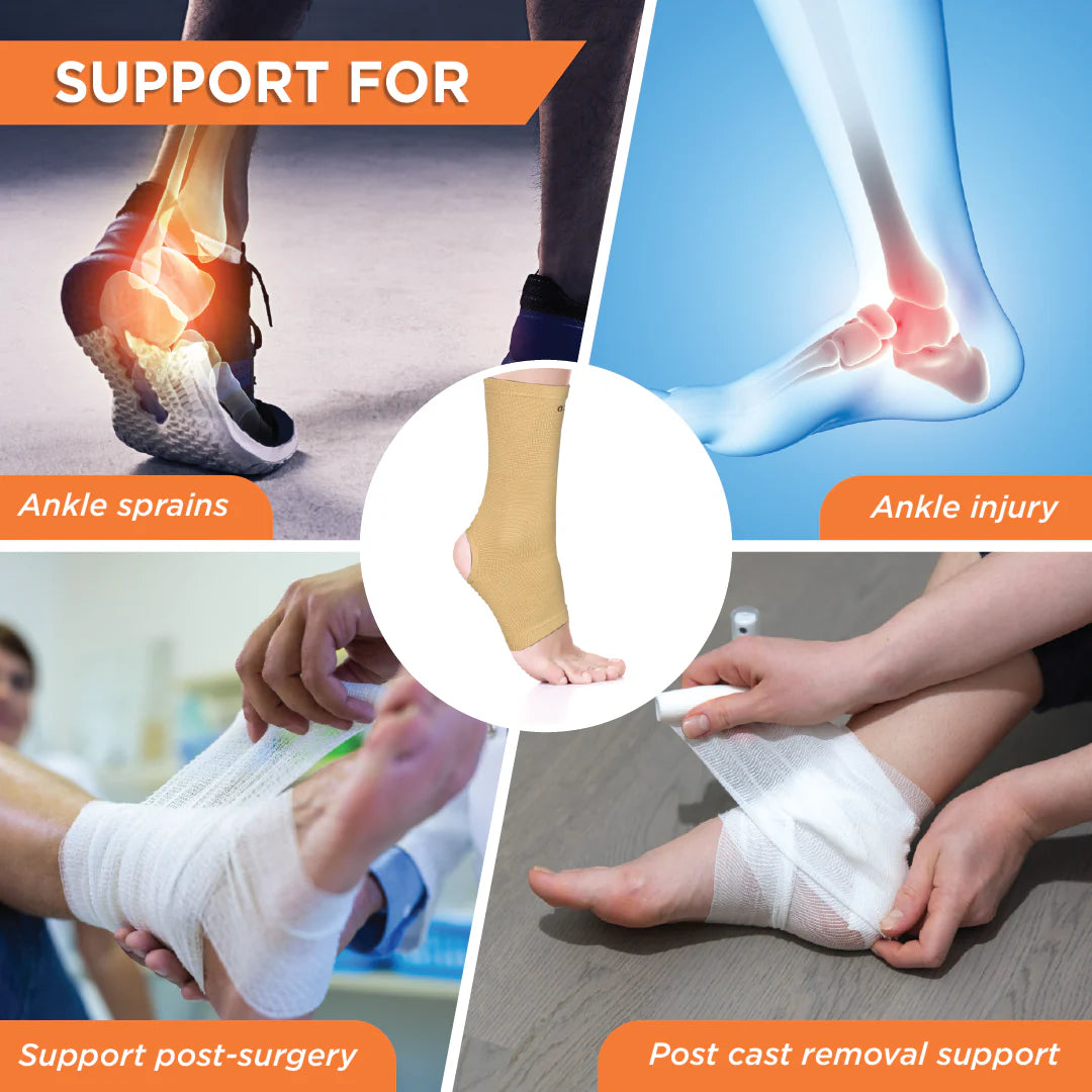 VISSCO Anklet Mild Support PC 0709 – Ankle Brace for Pain, Sprain & Sports Injury