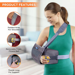 VISSCO Shoulder Abduction Support 0815 – with Pillow & Foam Ball | Shoulder Immobilizer