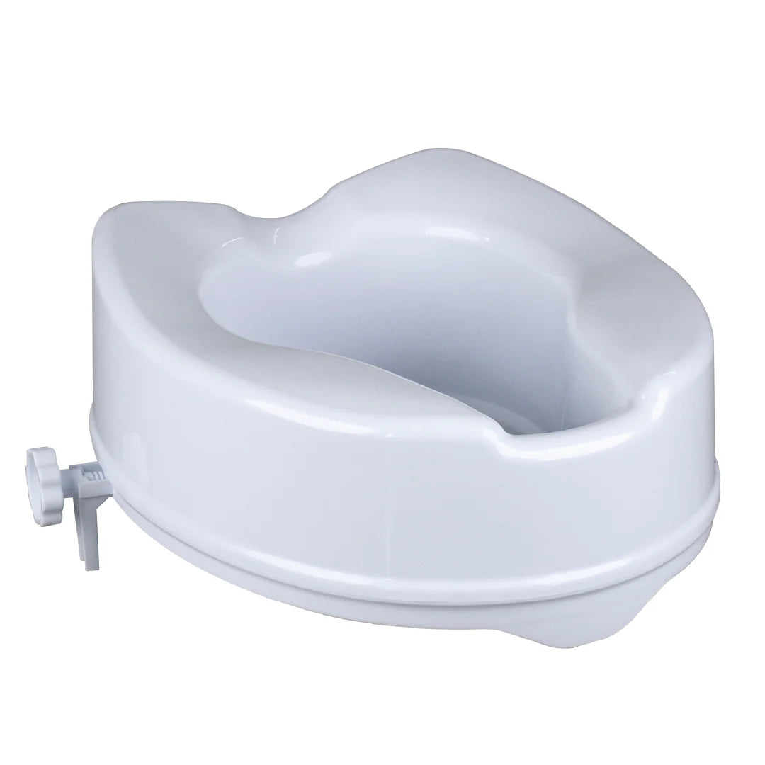Vissco LIV Orthopaedic Raised Toilet Seat Without Lid 0945 | Toilet Seat Riser for Elderly & Post-Surgery Support