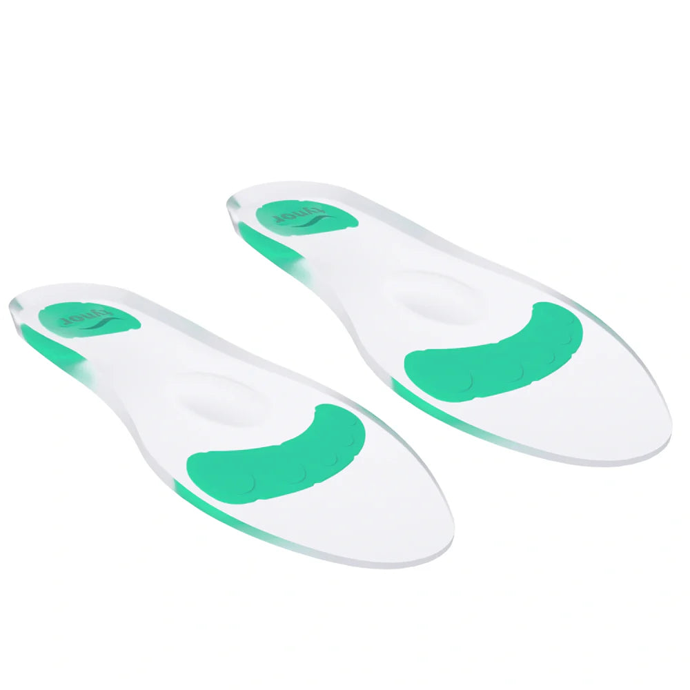 Tynor Insole Full Silicone K-01 – Premium Silicone Shoe Insoles for Foot Comfort, Heel Cushioning &Shock Absorption | Pair | Sizes S–XL