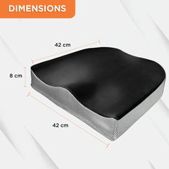 Vissco Coccyx Seat Cushion – Tailbone Pain Relief Orthopaedic Foam Cushion (PC 1123) | Buy Online at Medineeds | Universal Size