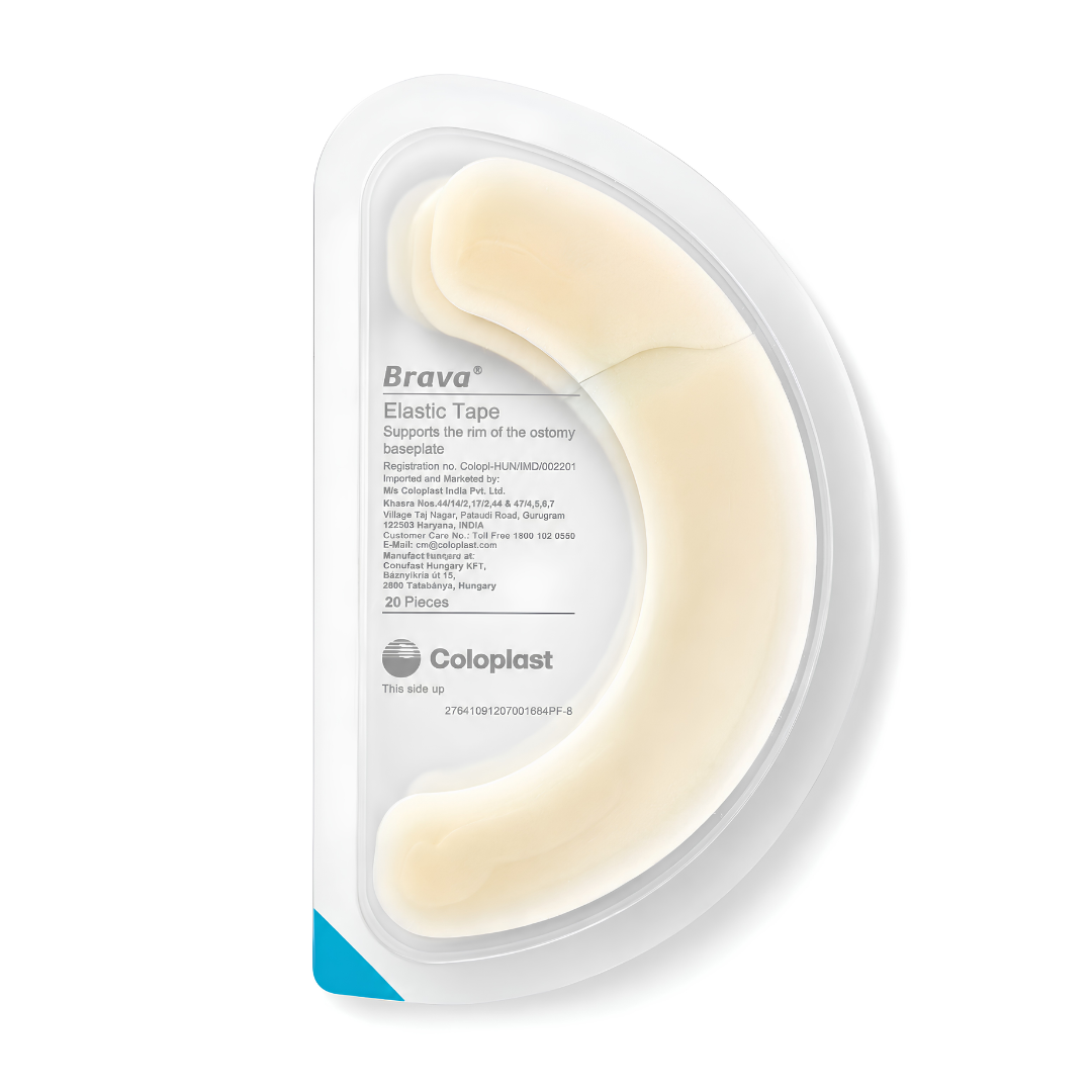 Coloplast Brava® Elastic Barrier Tape (White and Brown)  12070