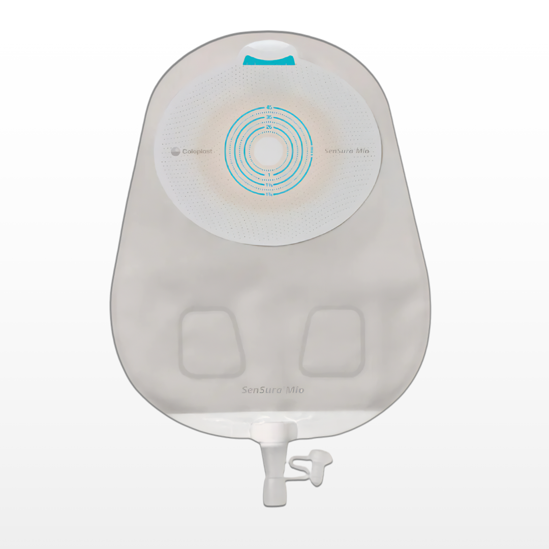 Coloplast SenSura Mio 1-Piece Flat Opaque Urostomy Bag 10582 (10–45 mm)