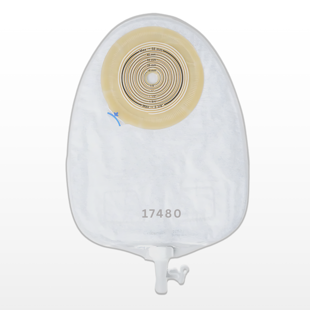 Coloplast Alterna Pediatric Urostomy Bag 17480 – 1 Piece Flat Transparent (10-35 mm)