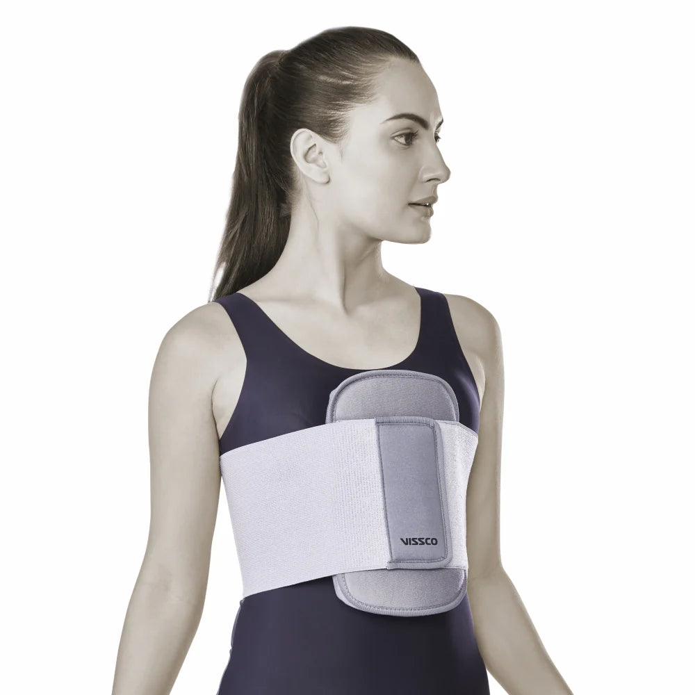 VISSCO Core Sternal Brace 0626 – Post Cardiac-Thoracic Surgery Support | Black