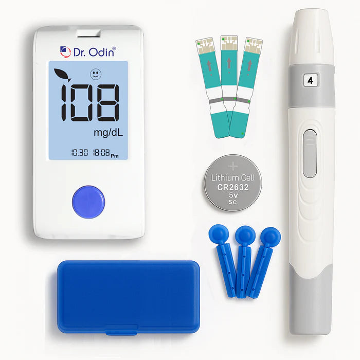 Dr. Odin Blood Glucose Monitoring System – Model GLM-73 (GOD Enzyme Technology)