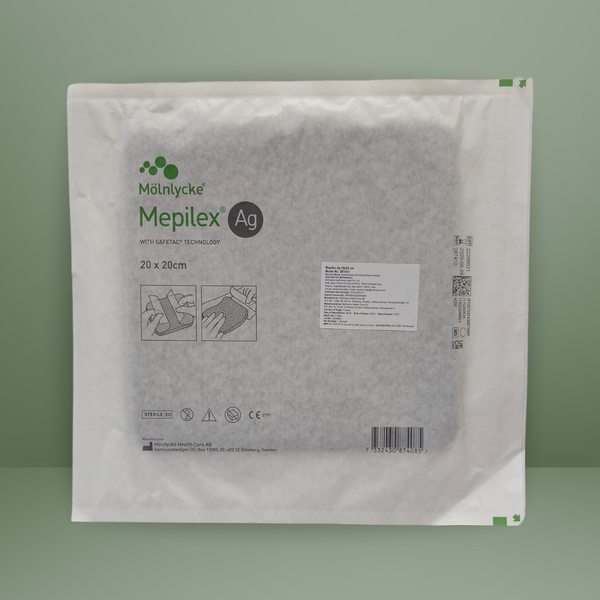 Mepilex Ag Antimicrobial Foam Dressing (20 x 20 cm) 287410